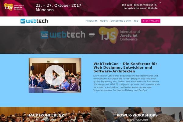 webtechcon.de site used Sands-events-subtheme