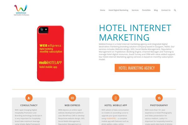 WordPress website example screenshot