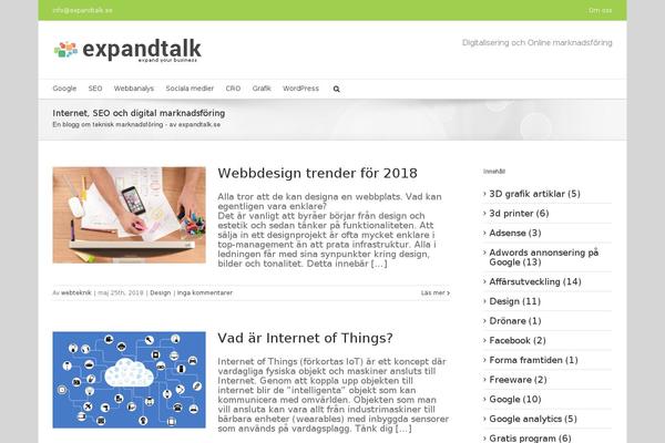 webteknik.se site used Expandtalk