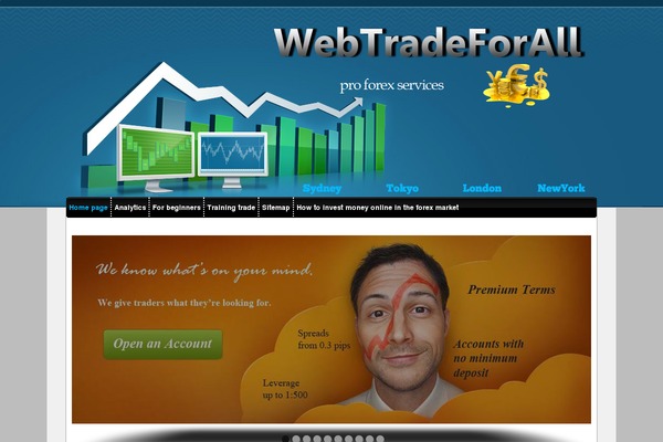 webtradeforall.com site used Forexpro