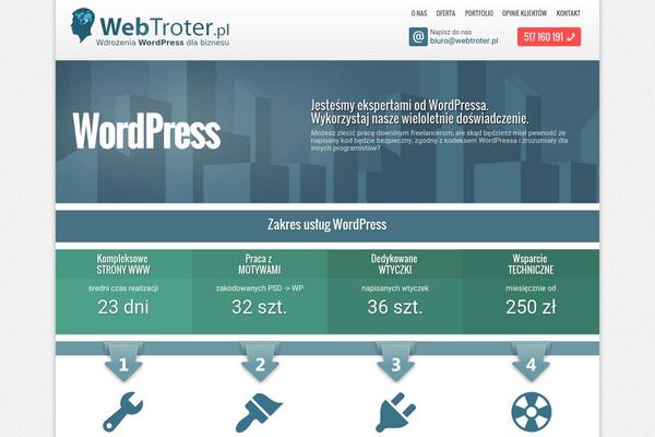 webtroter.pl site used Webtroter