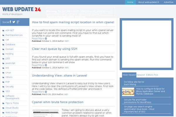 webupdate24.com site used Webupdate24v3