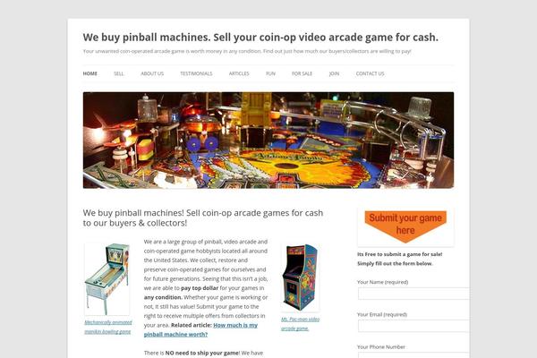 Twenty Twelve theme site design template sample