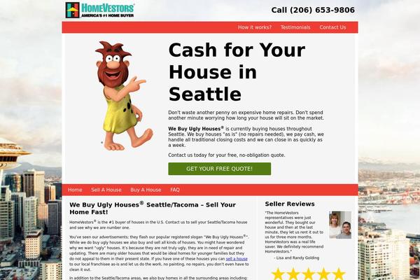 Seattle theme site design template sample