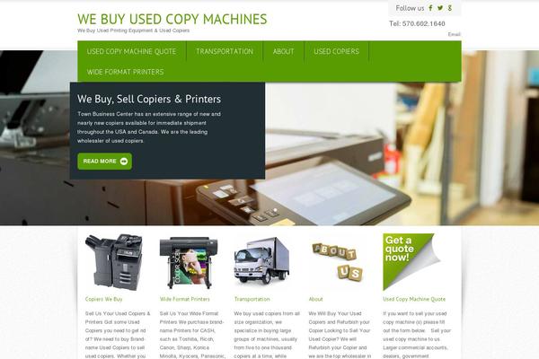 SKT Bizness theme site design template sample