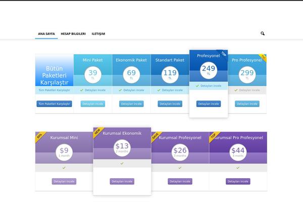 Newspaper theme site design template sample