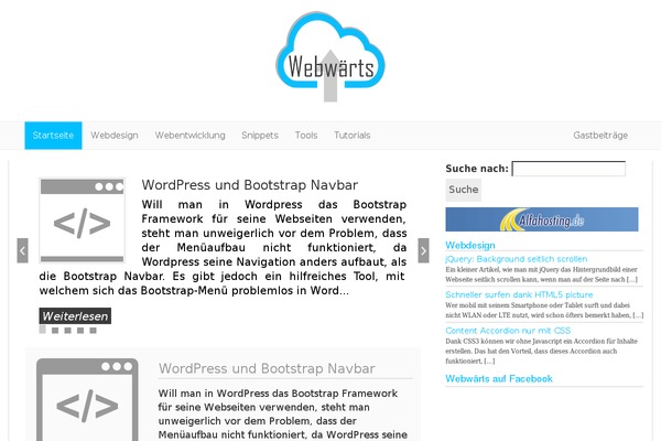 WordPress website example screenshot