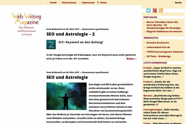 webwriting-magazin.de site used Wwmag2016