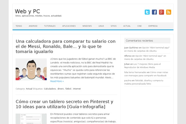 Iconic One theme site design template sample