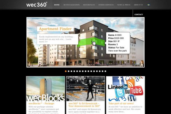 WordPress website example screenshot