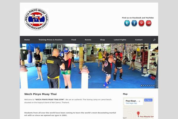 Vantage theme site design template sample