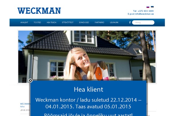 weckman.ee site used Weckman