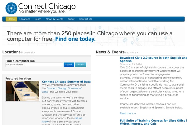 weconnectchicago.org site used Connect-chicago