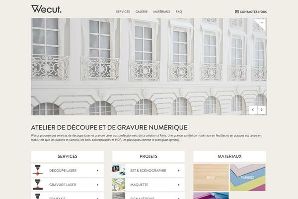 wecut.fr site used Wecut