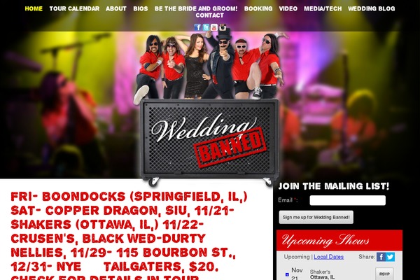 weddingbanned.com site used Weddingbanned
