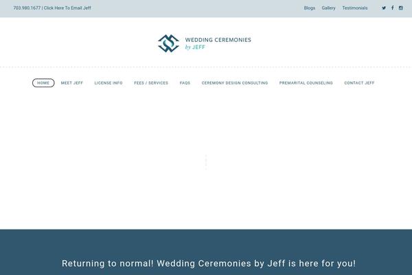 weddingceremoniesbyjeff.com site used Planmyday