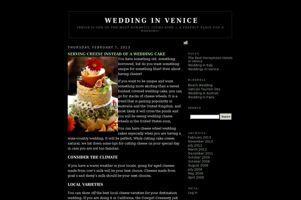 weddinginvenice.net site used Minima