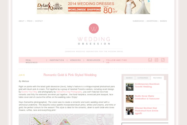 WordPress website example screenshot