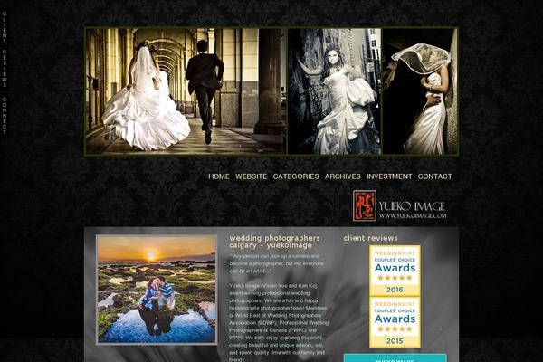 Prophoto4 theme site design template sample