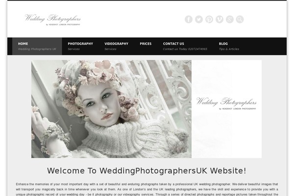 WordPress website example screenshot