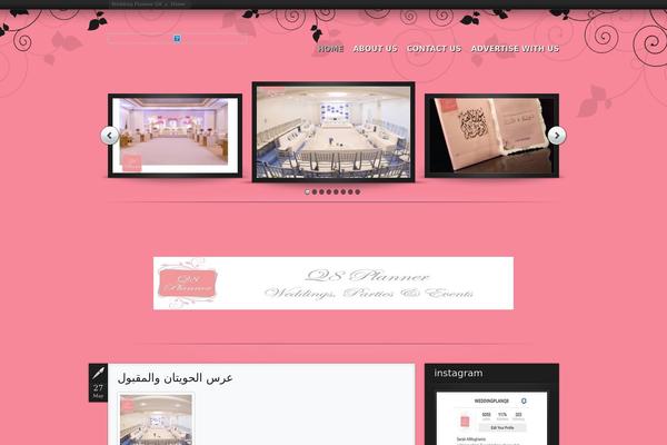 Sakura theme site design template sample