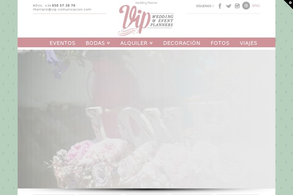weddingplannervip.es site used Weddingplanner