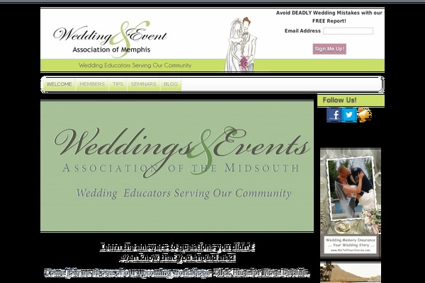 weddingsandevents.org site used Wolmart