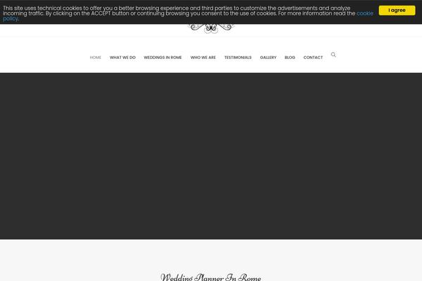 Wedding theme site design template sample