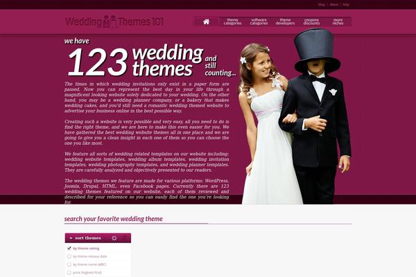 Theme101 theme site design template sample