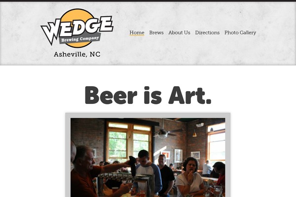 wedgebrewing.com site used Wedge