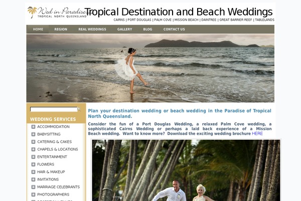wedinparadise.com.au site used Wed_in_paradise