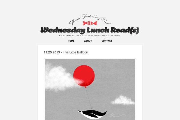 wednesdaylunchreads.com site used Vostok-theme