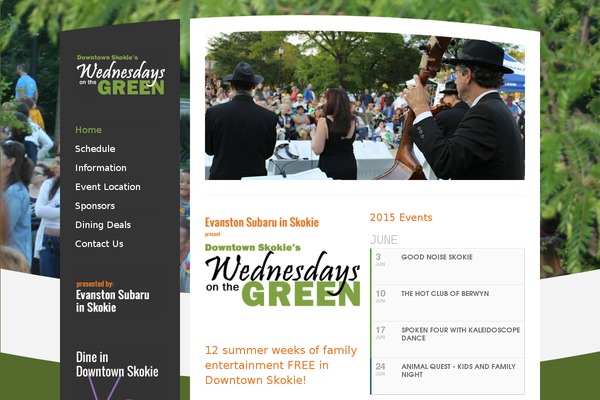 WordPress website example screenshot