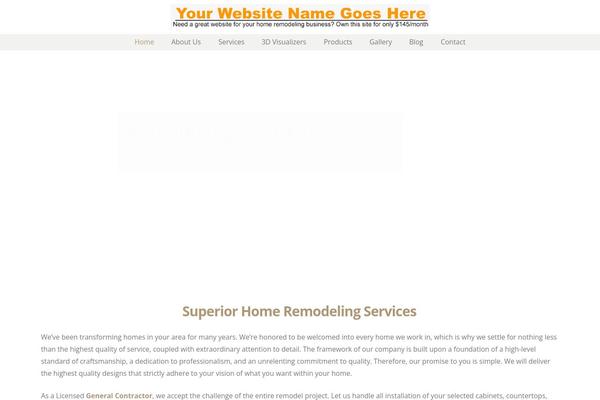 Impreza theme site design template sample