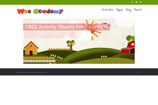 Avada theme site design template sample