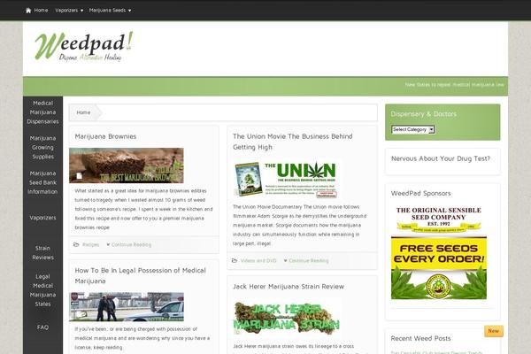 WordPress website example screenshot