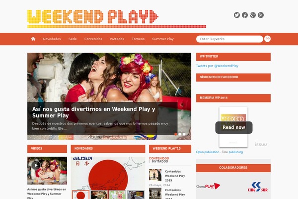 weekendplay.es site used Musica