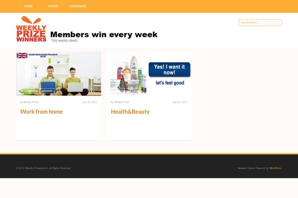 weekly-prizewinners.com site used Sanasar