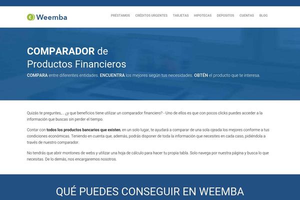 weemba.es site used Seo-company-parent
