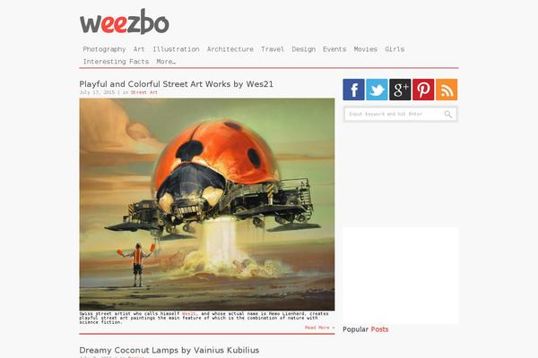 weezbo.com site used Weezbo
