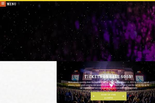 wefesttickets.com site used Aot-theme