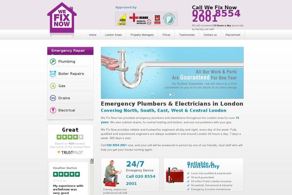 Site using Easing Slider plugin