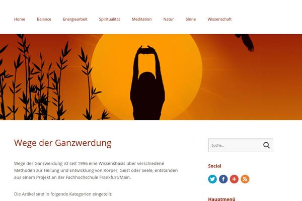 wege.org site used Gesundheit