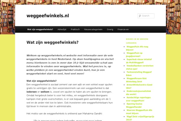 WordPress website example screenshot