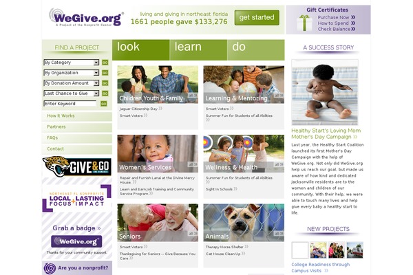 WordPress website example screenshot