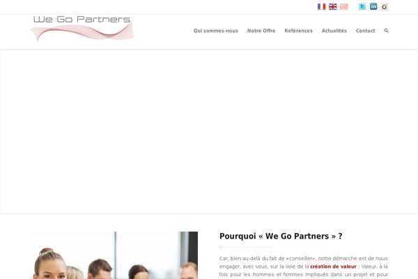 wegopartners.com site used Enfold