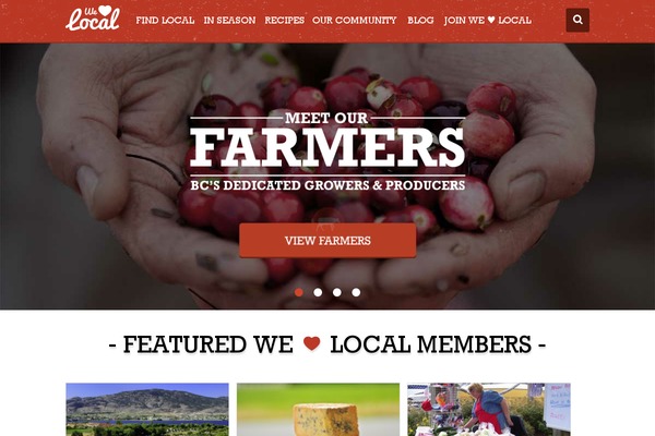 weheartlocal theme websites examples