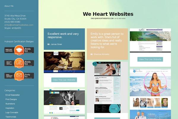 Clipboard theme site design template sample