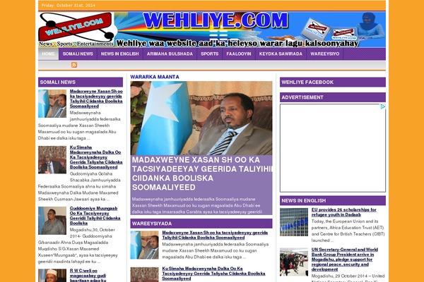 wehliye.com site used Wehliye