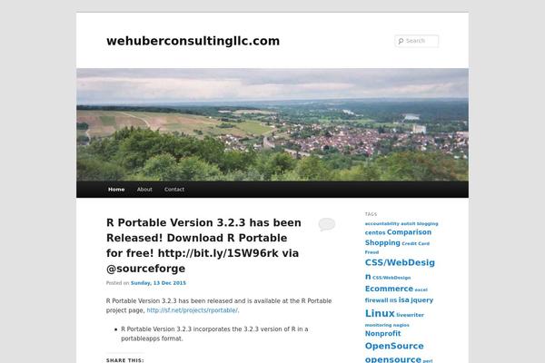 WordPress website example screenshot
